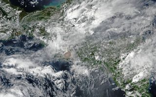 Fuego volcano eruption