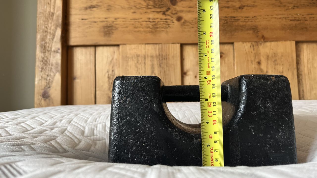 56lb weight testing pressure relief of shoulders area on the nectar classic hybrid mattress