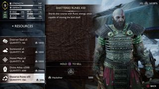 God of War Ragnarok Shattered Runes sold for Hacksilver