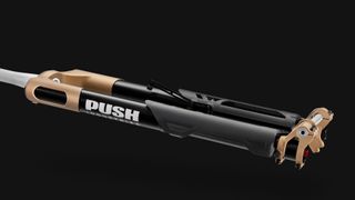 The PUSH Industries Nine.One fork in Black and Gold color