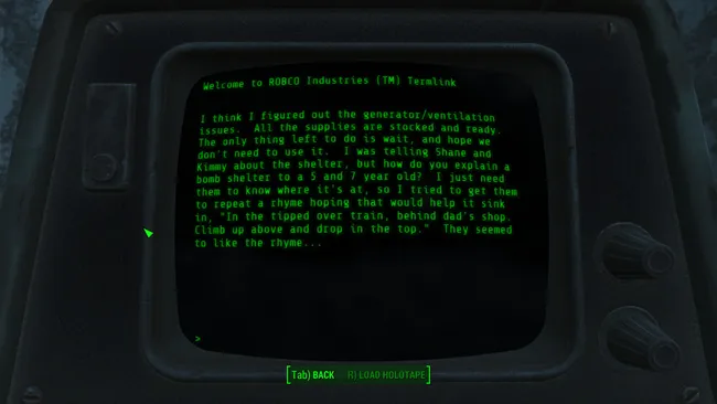 Fallout 4 Mod: более быстрое отображение терминалов