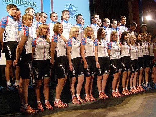 The RusVelo men's and women's team in Mallorca