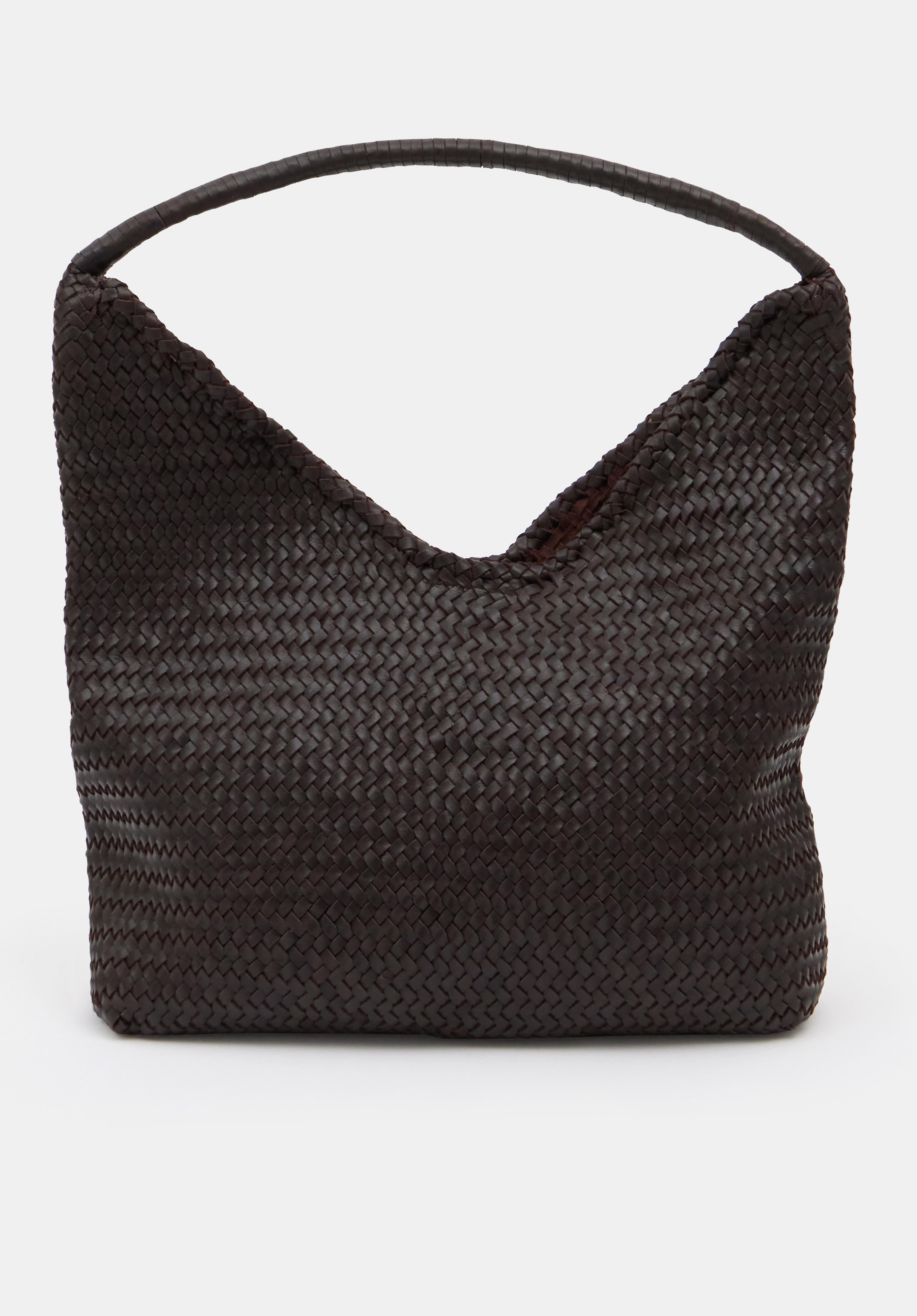Leather Weave Tote