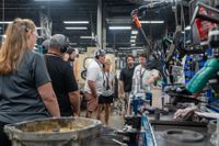 The ListenTALK communication system by Ampetronic | Listen Technologies helped Jasper Engines offset the challenges of conducting tours in a noise-filled manufacturing environment.