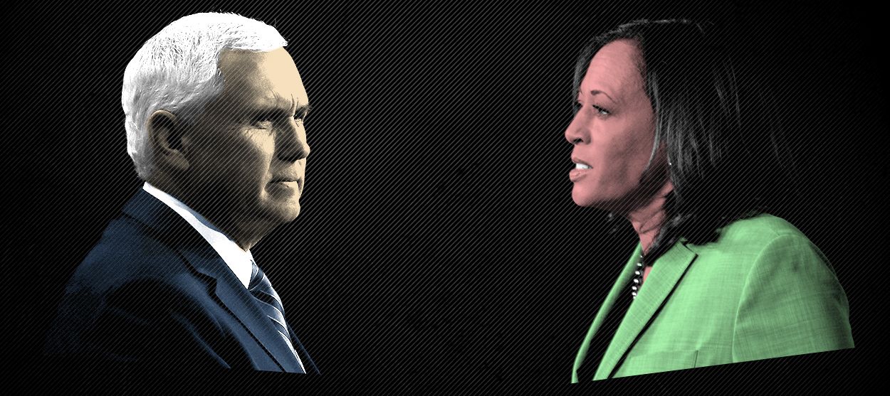 Mike Pence and Kamala Harris.