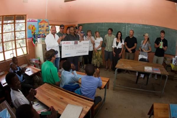 The Thembini School has benefitted from some work done by Santa Cruz Syndicate team members