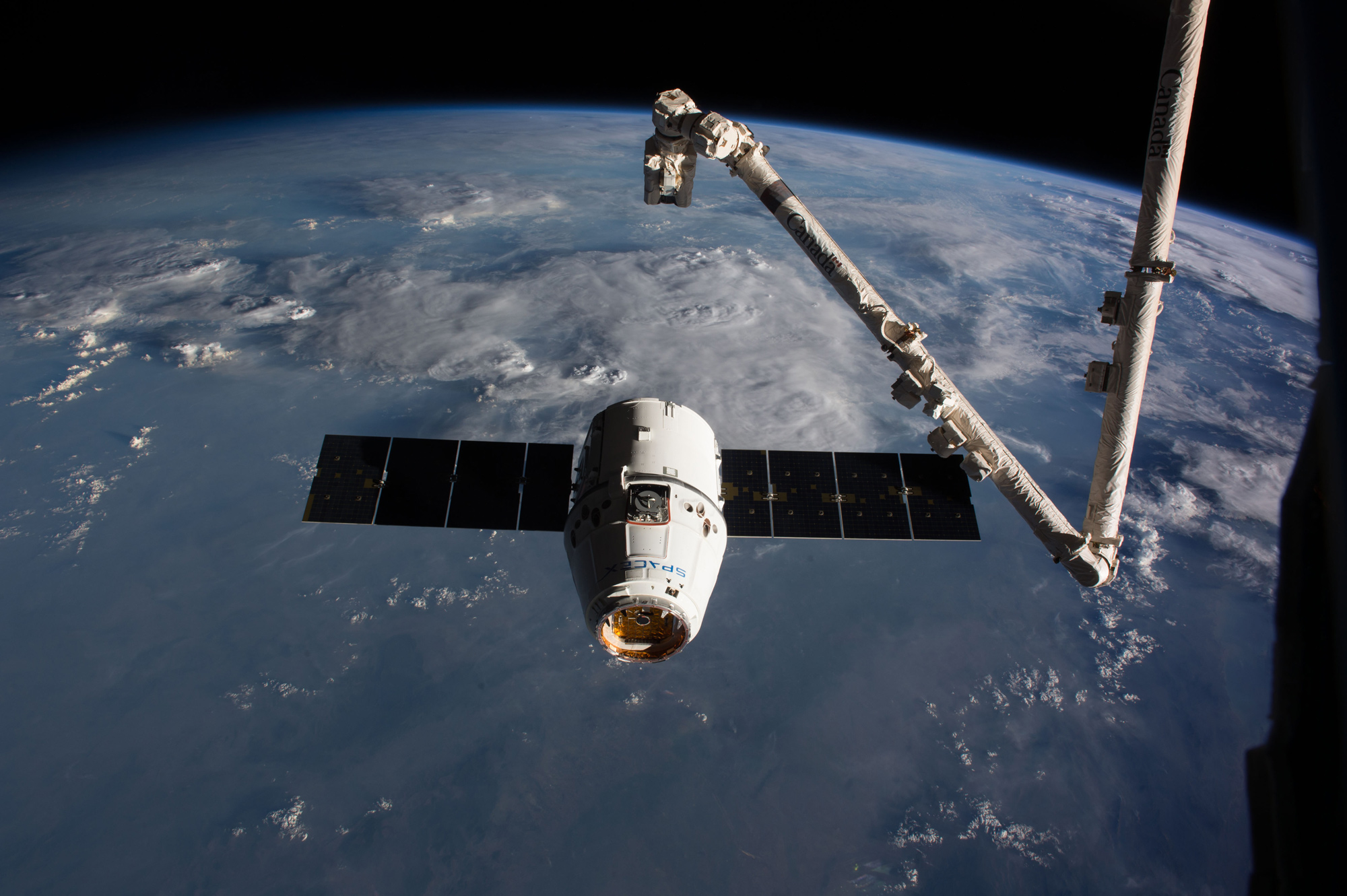 SpaceX&#039;s Dragon at ISS