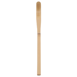 bamboo wooden spoon used for measuring matcha green tea