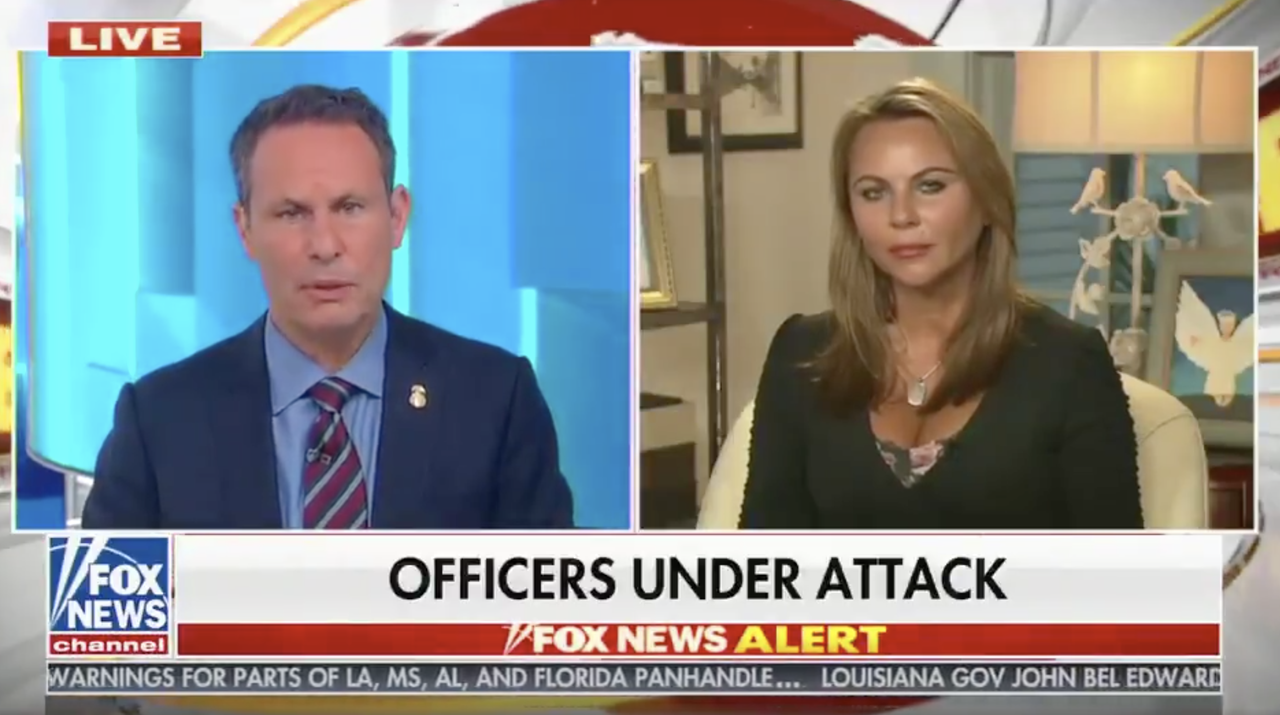 Fox News&amp;#039; Brian Kilmeade and Lara Logan.