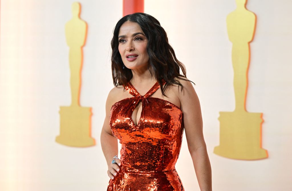 Salma Hayek attends the 95th Annual Academy Awards