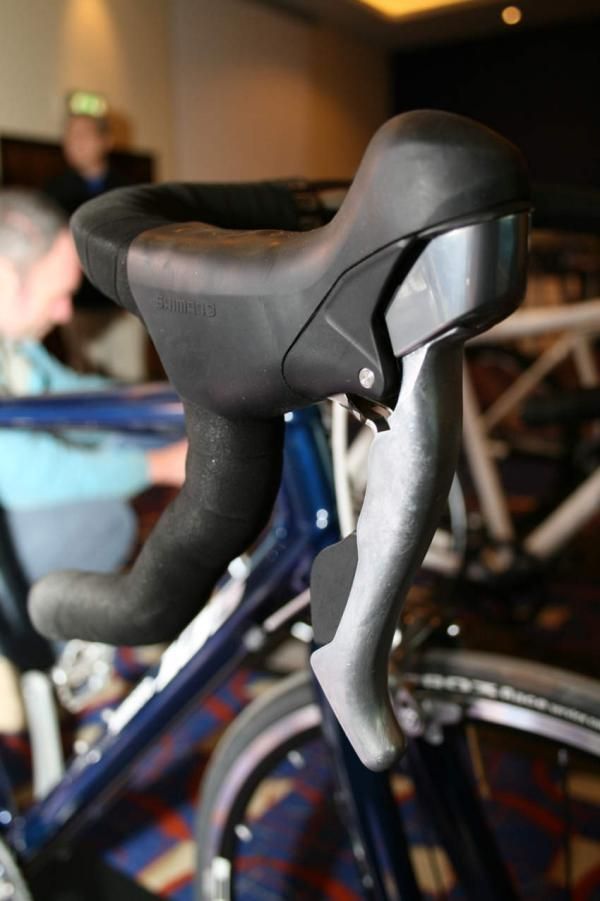 The 105 levers are a similar shape to the latest Dura-Ace and Ultegra units.