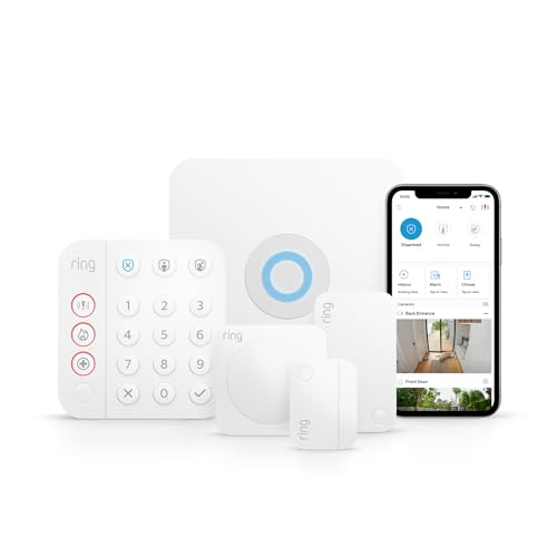 Ring Alarm Pack - S by Amazon | Smart Home Alarm Security System With Optional Assisted Monitoring - No Long-Term Commitments | Works With Alexa
