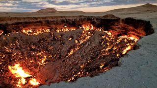 The Gates of Hell in Turkmenistan