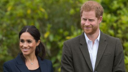 Prince Harry and Meghan's security team criticized. Seen here the Sussexes attend the unveiling of The Queen's Commonwealth Canopy 