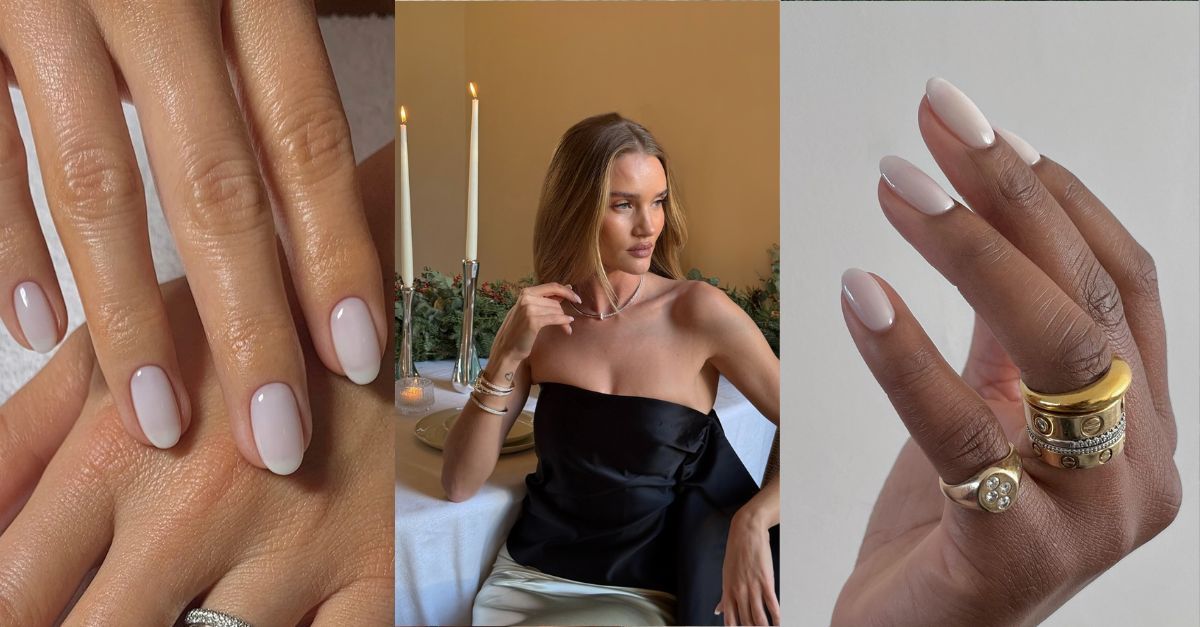 Porcelain Nails Are Winter 2025’s Chicest Nail Pattern