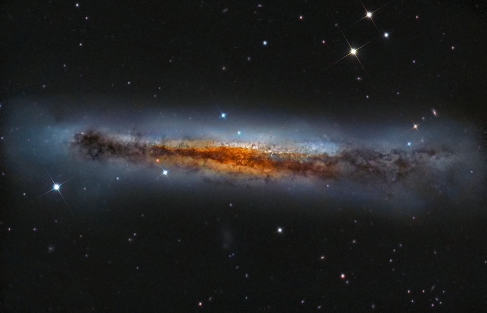 NGC 3628 Hamburger Galaxy Falesiedi