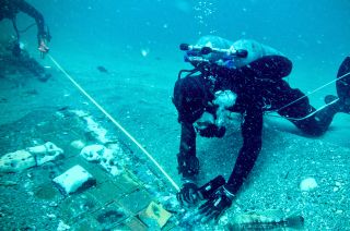 Based on measurements by The History Channel divers, the piece of the space shuttle Challenger they found is one of the largest ever discovered on the Atlantic Ocean floor.