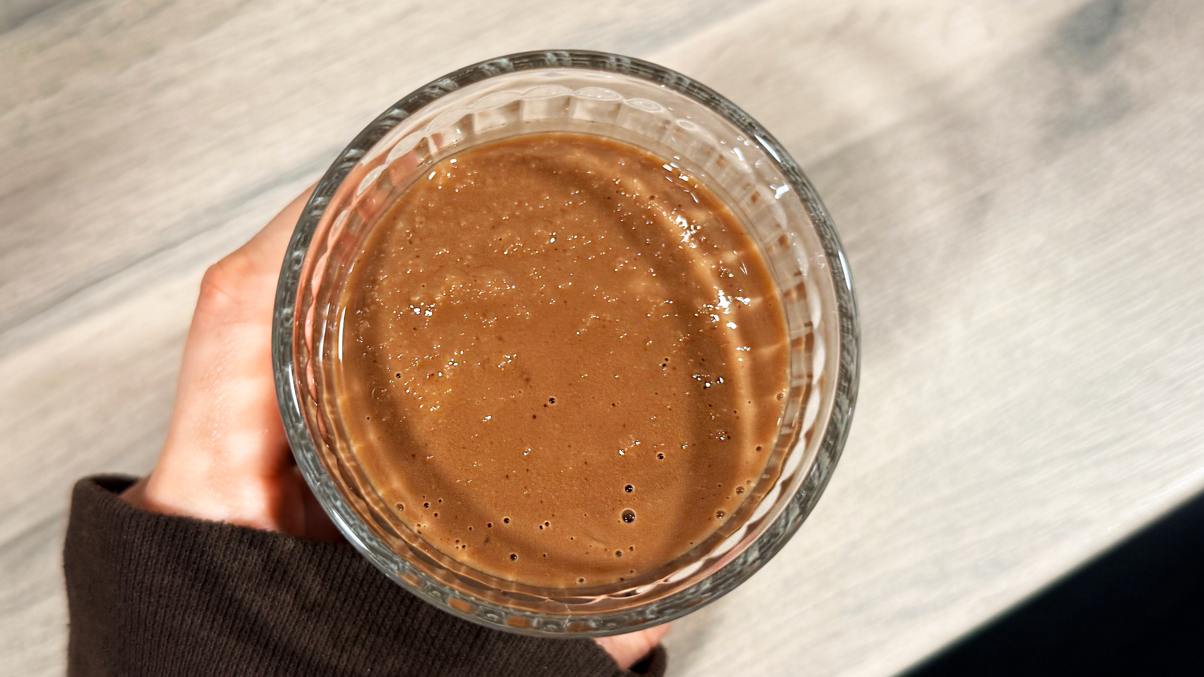 a photo of a slushie made on the inoviva slushie machine