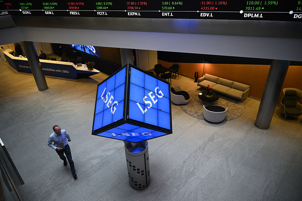 London Stock Exchange Group UK stocks concept