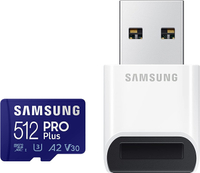 Samsung Pro Plus 512GB microSD w/ Reader: $55