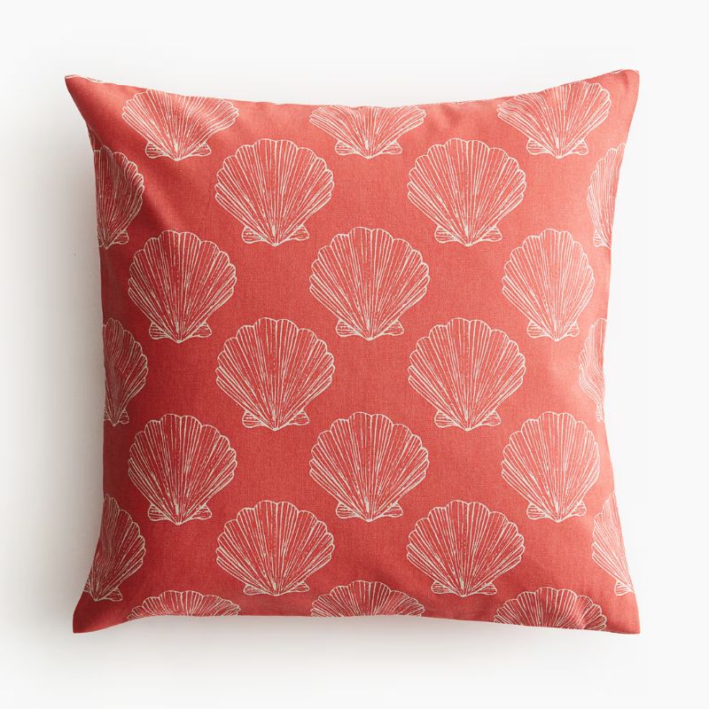 coral cushion cover