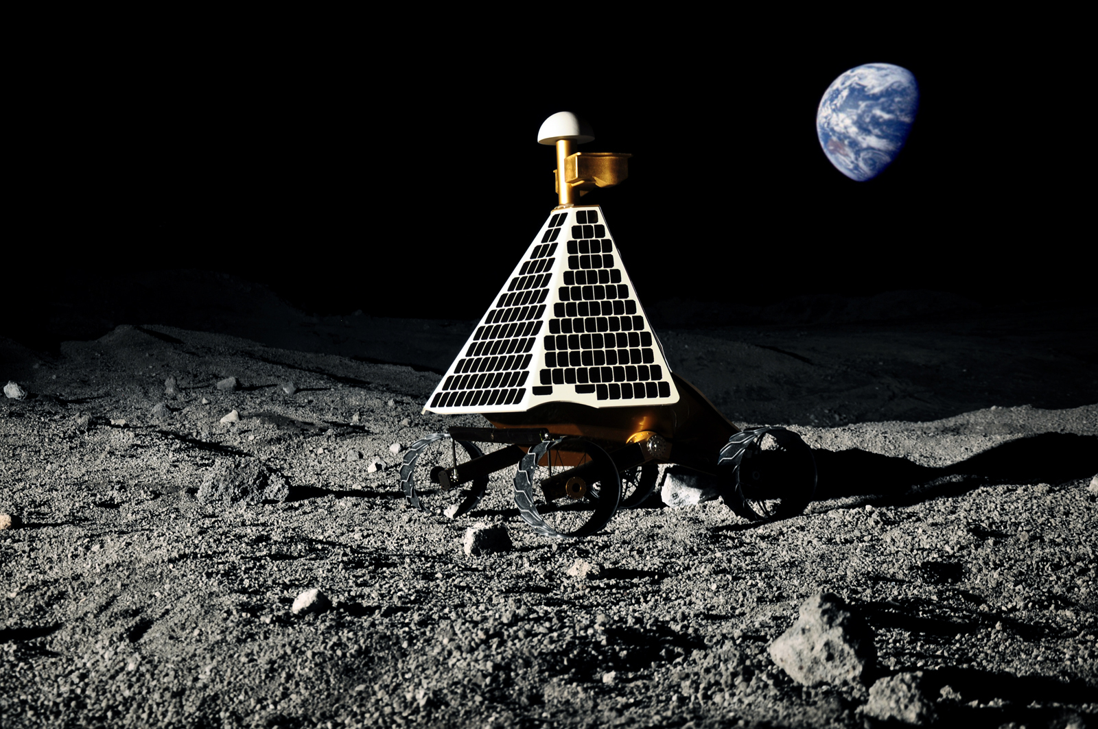 Artist&#039;s view of Astrobotic Technology&#039;s Google Lunar X Prize Moon Rover