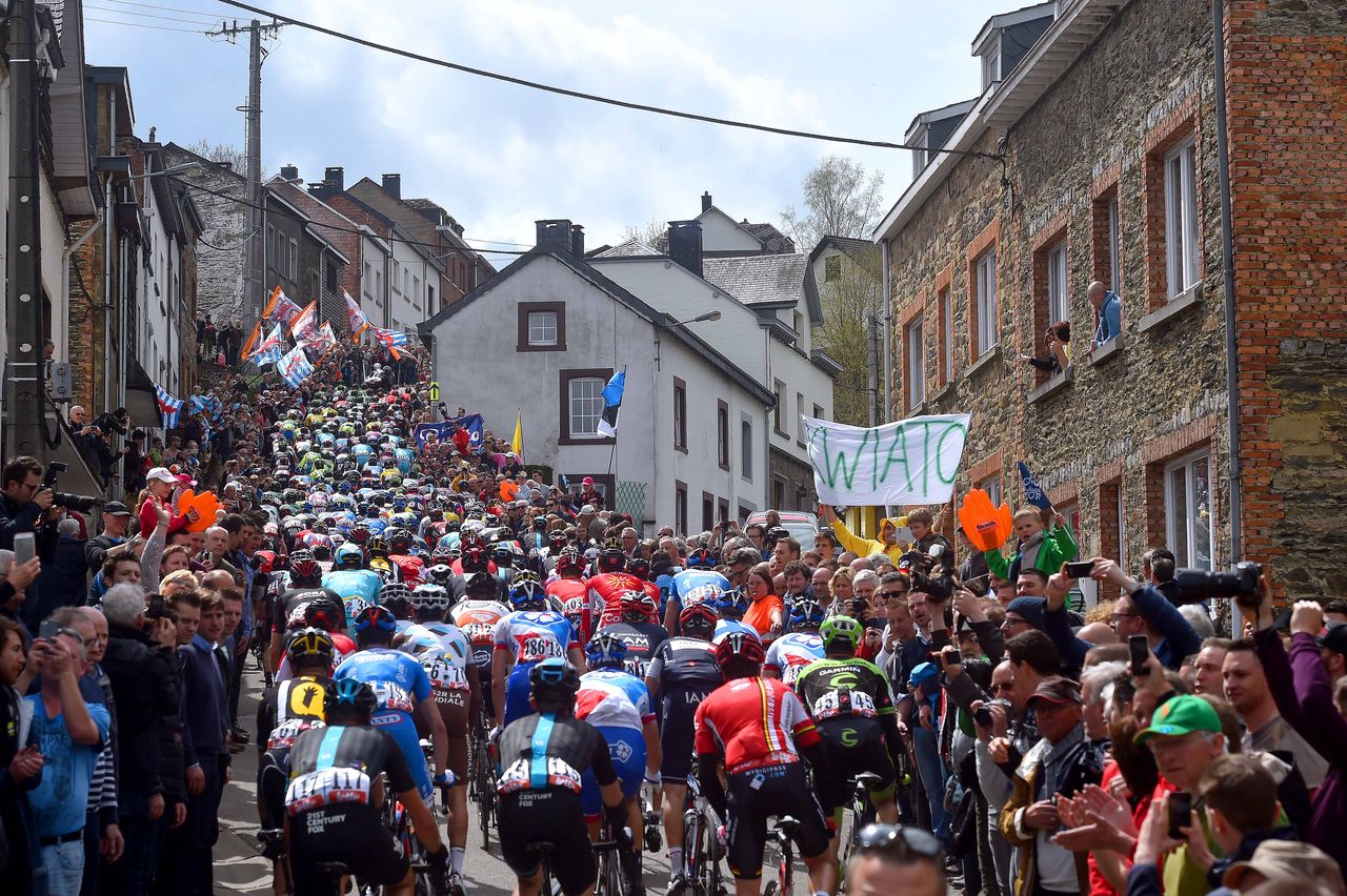 There was support for the world champion on the C&ocirc;te de Saint Roch today