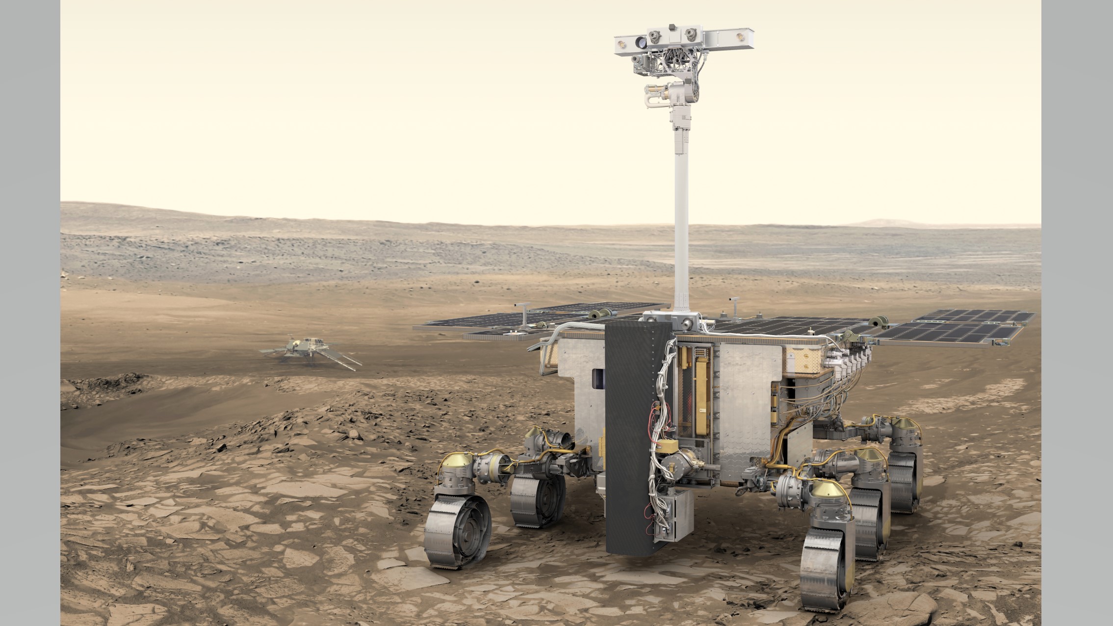 a rover on Mars
