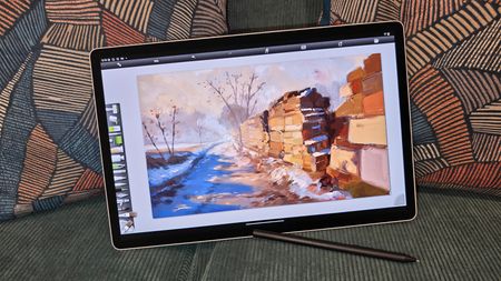 Photos of a pen display tablet