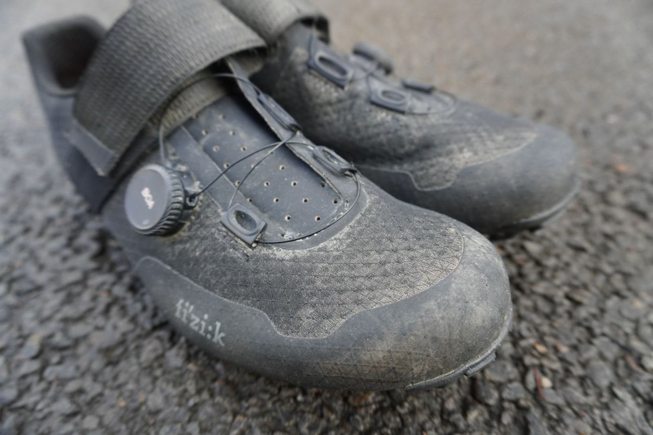 Fizik Vento Ferox Carbon review super robust gravel bike shoes with good breathability