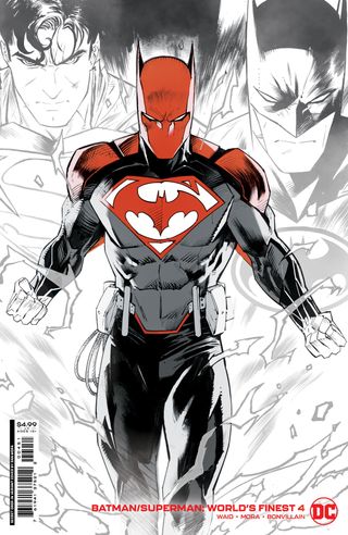 World's Finest #4 Batman/Superman Fusion variant cover