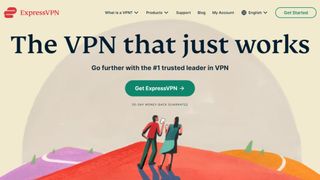 ExpressVPN website