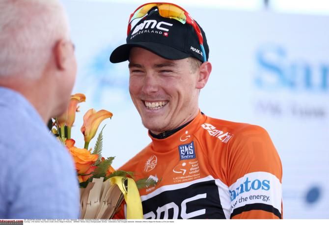 Rohan Dennis (BMC) on the podium