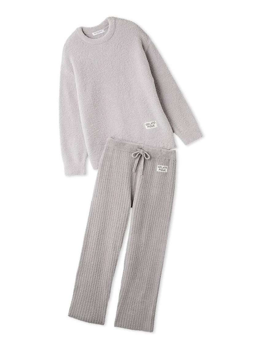 GELATO PIQUE HOMME, Men&#039;s Colorful Powder Pullover &amp;amp; Baby Moco Rib Knit Pants Set