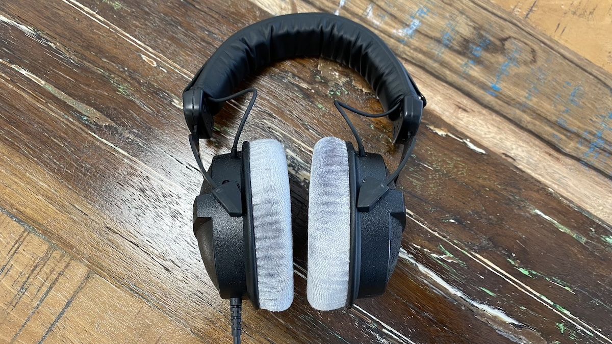 Beyerdynamic DT 770 Pro on a wooden surface