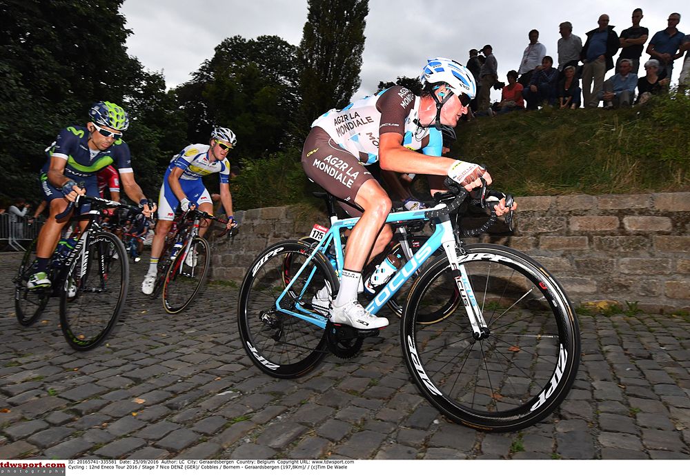 Nico Denz in the breakaway at Eneco Tour stage 7
