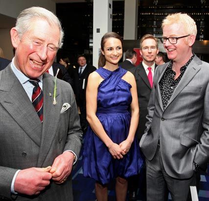 Chris Evans, Natasha Shishmanian and Prince Charles at the The Prince&#039;s Trust Celebrate Success Awards