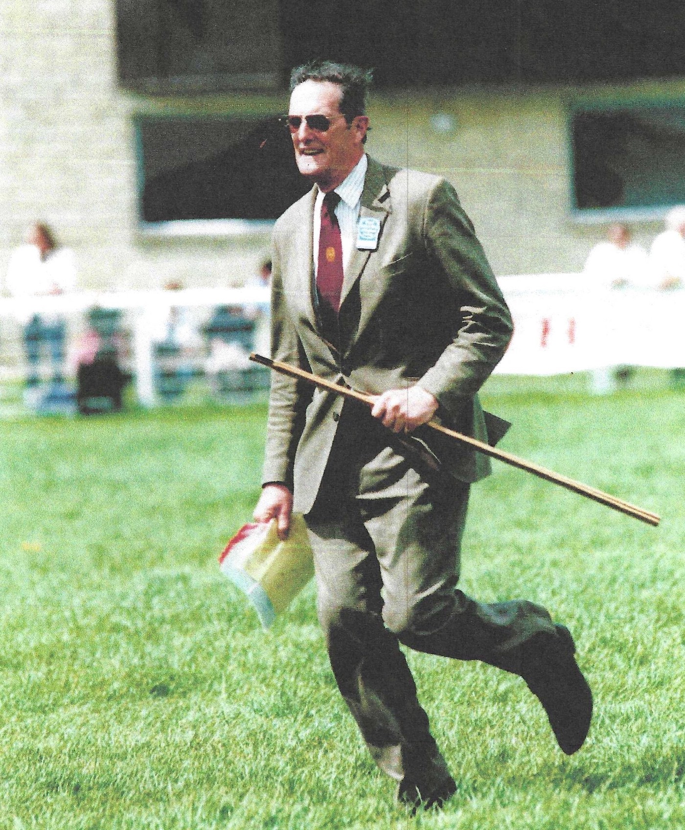 The former British Showjumping course-builder Tony Vaughan-France died on 9 May