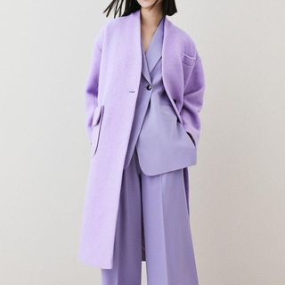 lavender coat
