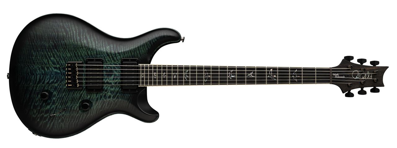 PRS Mark Holcomb: previously only a limited edition run, the Periphery guitarist's Core Series signature model is now part of the PRS Guitars catalogue, as the Maryland high-end brand continues its 40th Anniversary celebrations by keeping the releases coming each month.