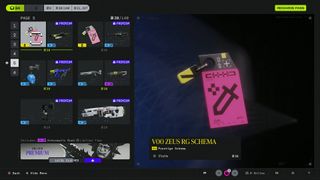 Marathon V00 ZEUS railgun Schema in reward pass