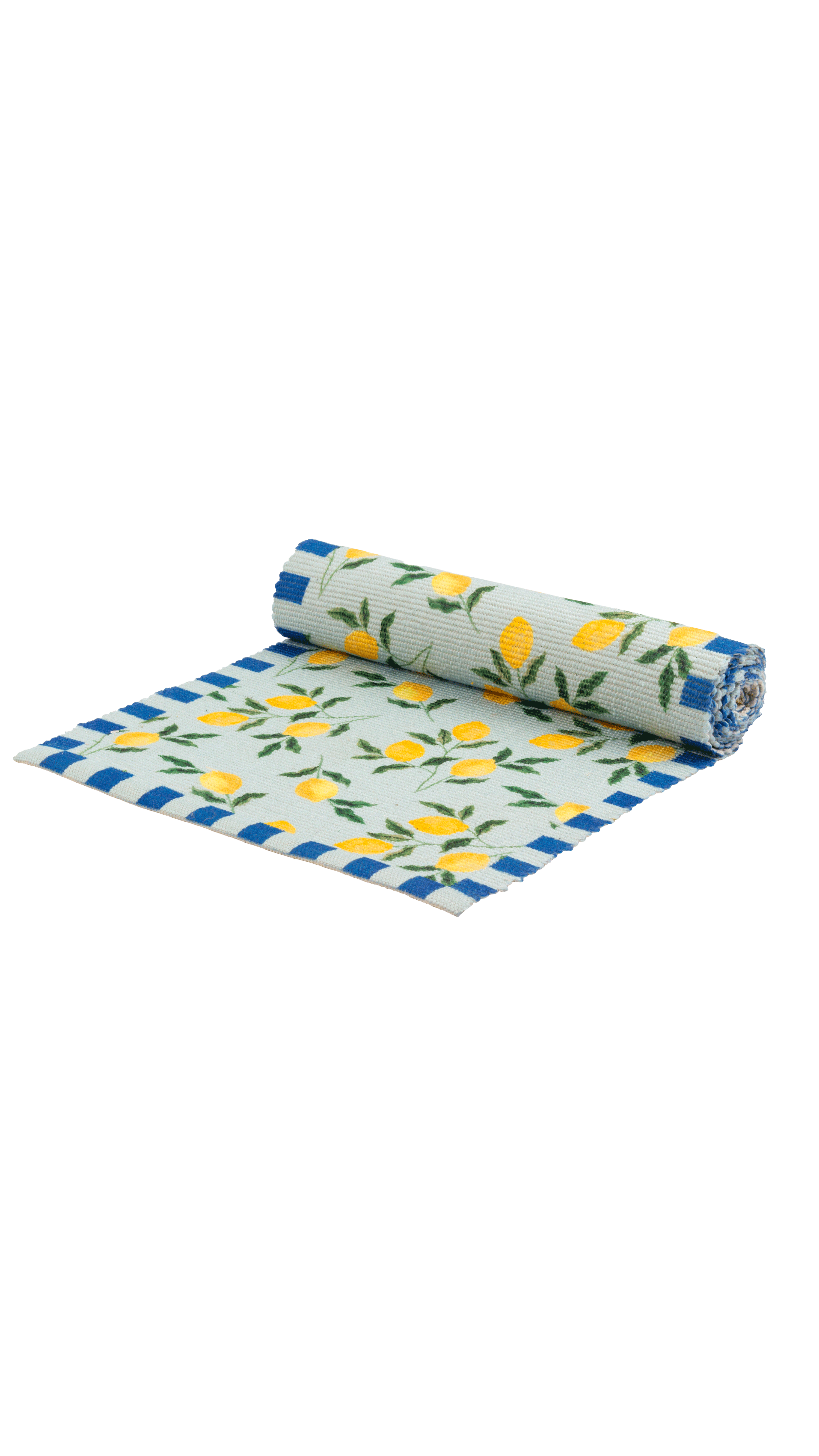 Furn Lemons Indoor/Outdoor Table Runner Blue