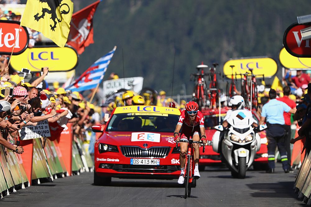 Ilnur Zakarin (Katusha) wins stage 17 of the Tour de France