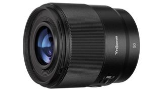 Yongnuo FE 50mm f/1.8 product image on a white background 