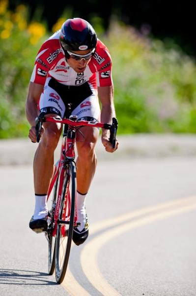 Paul Mach (Bissell) came in only 5 seconds behind first place