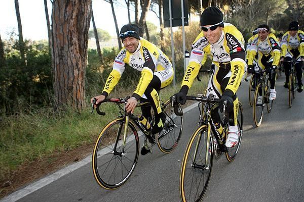 In new team colours