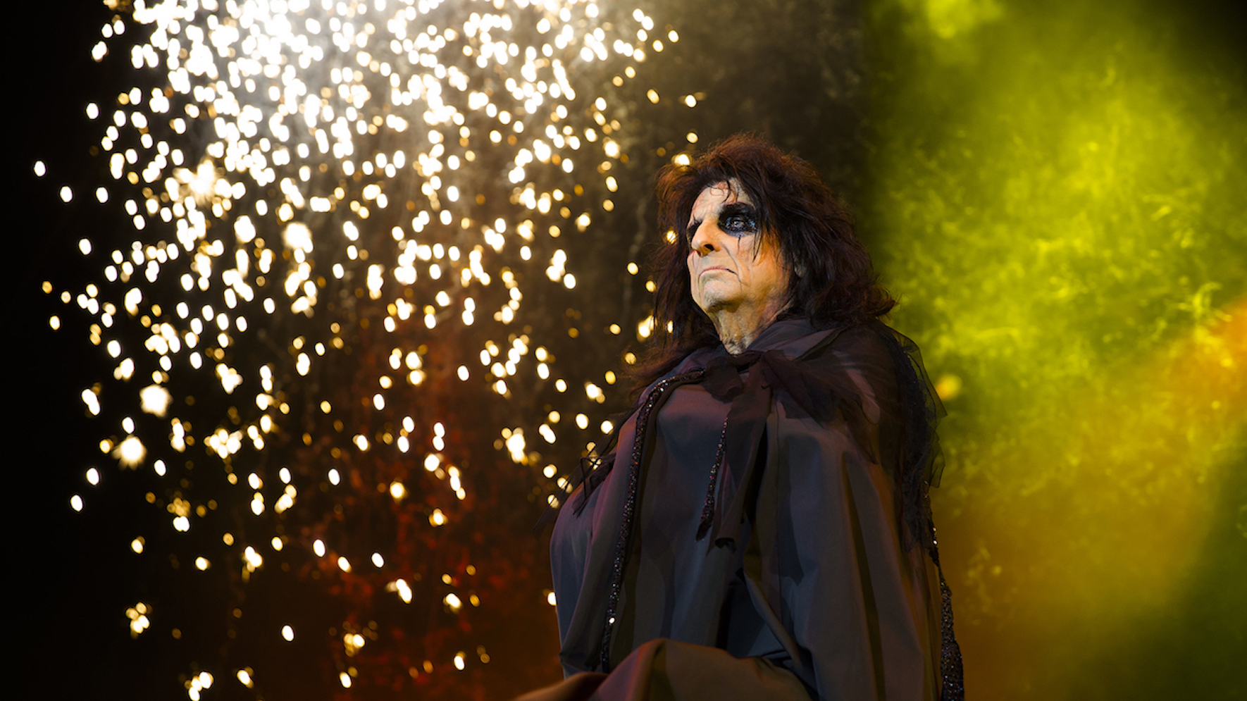 Alice Cooper performs at The O2 Arena at Stone Free Festival on June 18, 2016 in London