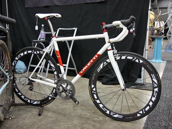 Caletti brought this keen looking road racer to NAHBS.