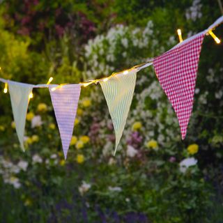 LED garden bunting from Waitrose Garden