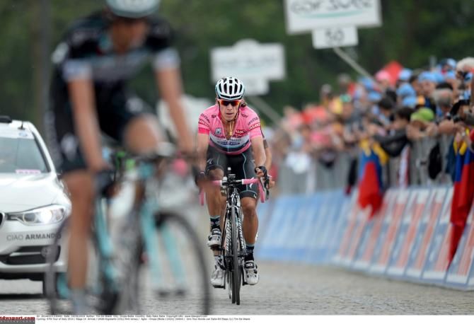 Rigoberto Uran ensured he has another day in pink